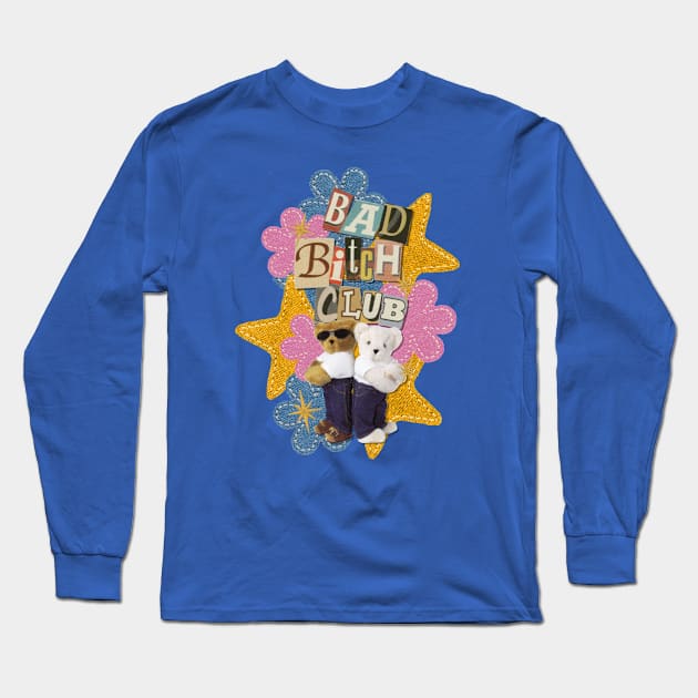 Bad bitch club Long Sleeve T-Shirt by KittyQuip Co.